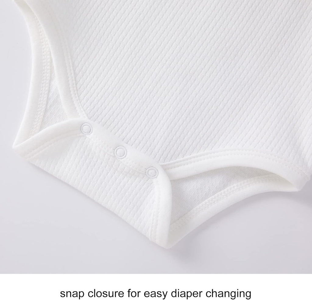 pureborn Baby Boys Girls Bodysuit Super Soft Cotton Romper 0-24 Months