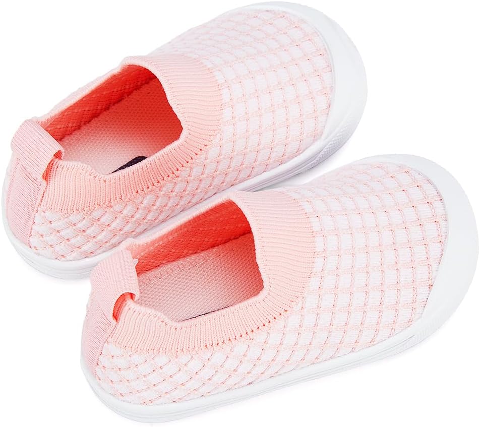 BMCiTYBM Baby Sneakers Girls Boys Lightweight Breathable Mesh First Walkers Shoes 6-24 Months