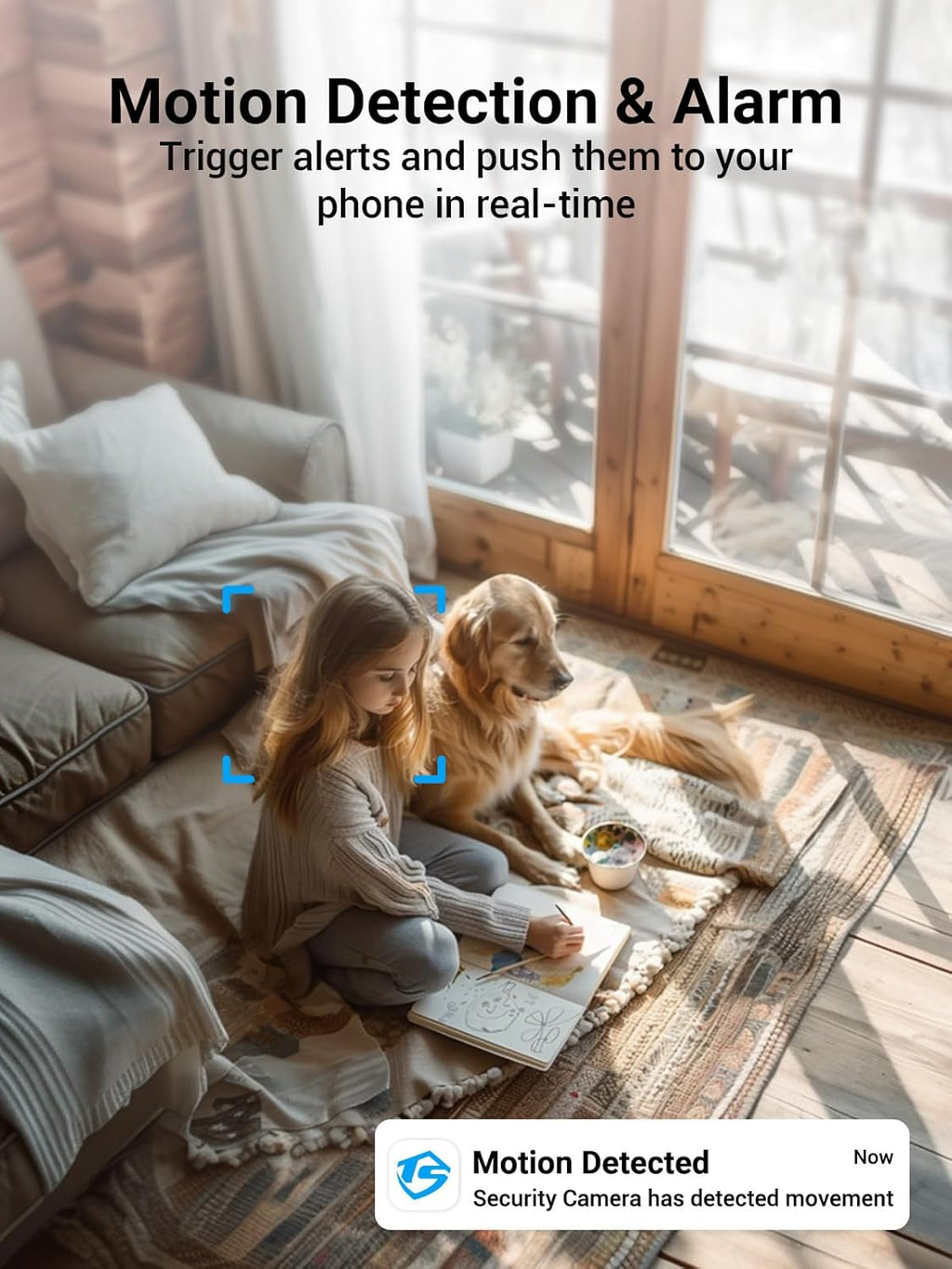 [5G & 2.4G] Indoor/Outdoor Security Camera for Home, Baby/Elder/Dog/Pet Camera with Phone App, Wi-Fi Camera w/Spotlight, Color Night Vision, 2-Way Audio, 24/7, SD/Cloud Storage, Work w/Alexa, 2Pack