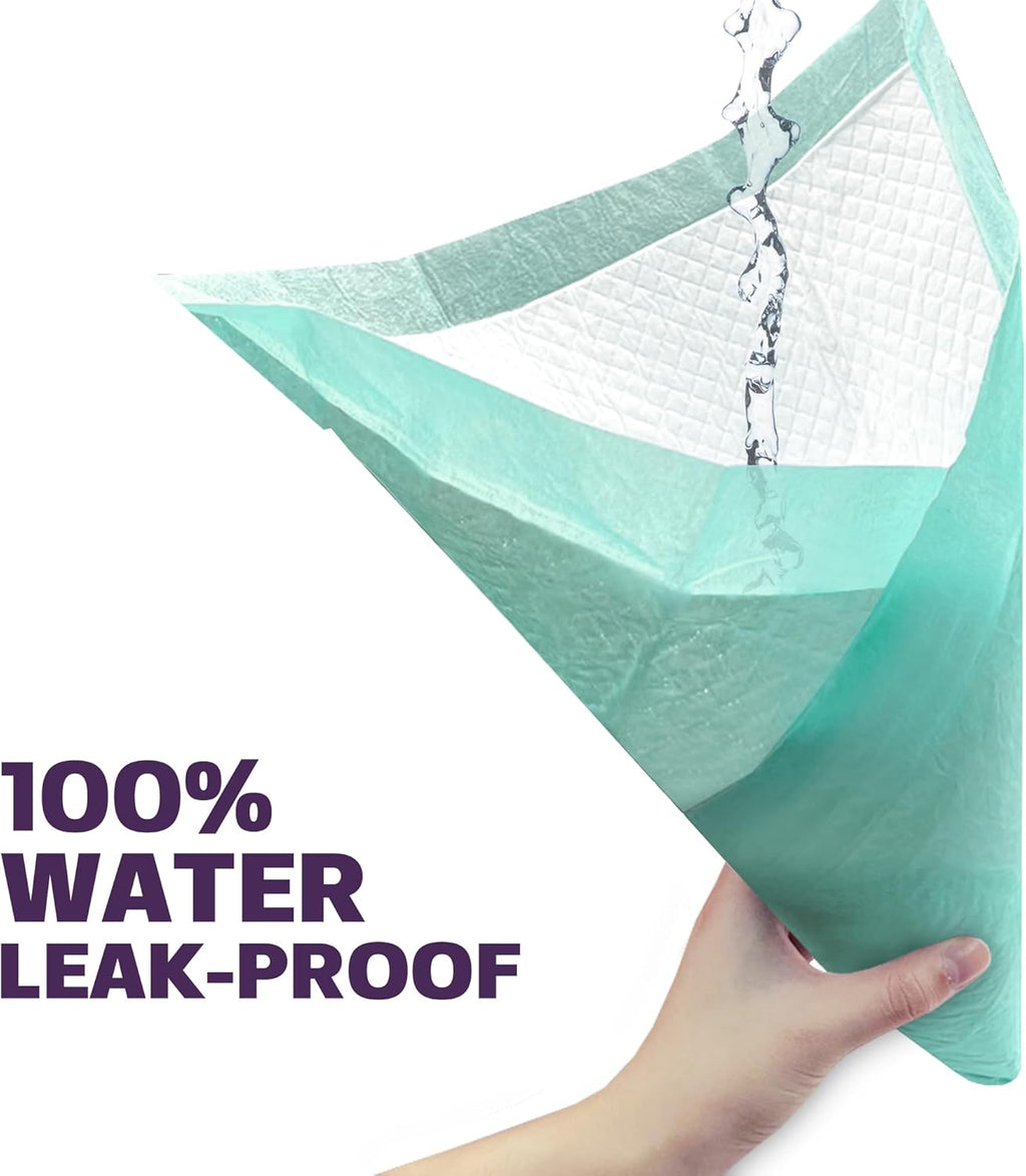 Disposable Bed Pads for Adults Extra Large 36 x 36 (100 Count) - Incontinence Bed Pads, Chuck Pads, Chux Pads, Changing Pads for Baby, Pee Pads for Kids