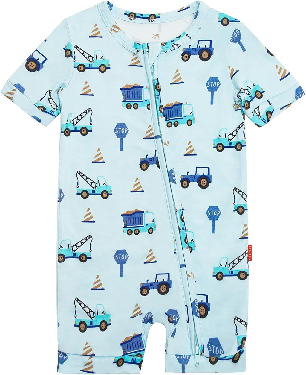 Baby Boys Bamboo Viscose Short Sleeve Romper Soft Comfy Infant Summer Jumpsuit