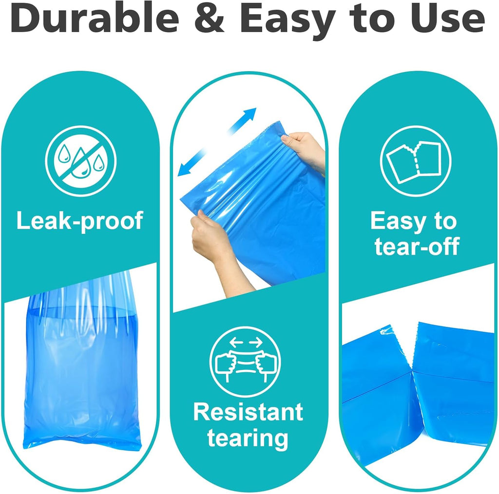 Refills Compatible with Diaper Genie Easy Roll Signature & Platinum Diaper Pail,2-Pack (60 Bags) for 2800 Newborn Diapers,7-Layer Powerful Odor Control.Extra Thickness,Durable & No Tear