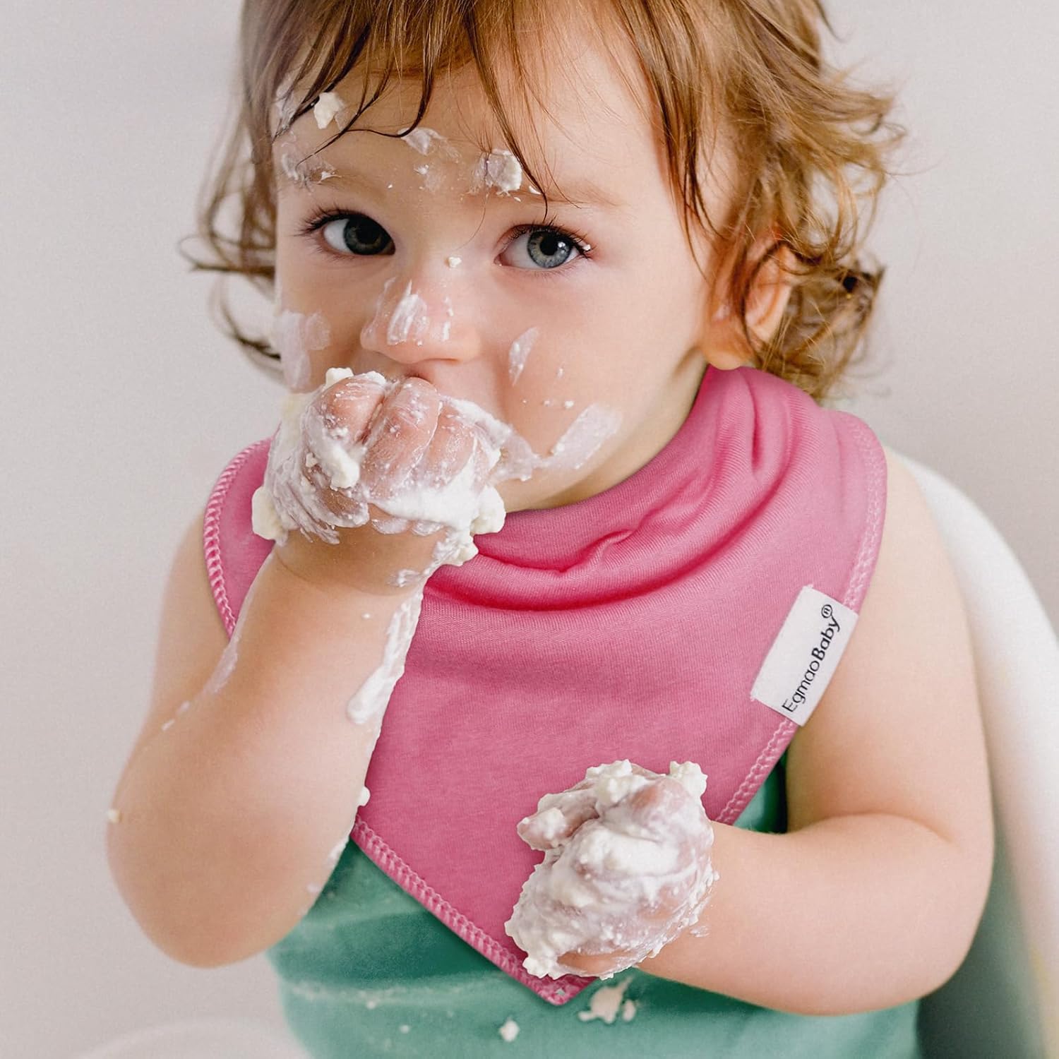 Baby Bandana Drool Bibs for Girls,Super Absorbent Triangle Baby Bibs for Drooling and Teething,100% Cotton Soft for Infant,Newborn 10Pack