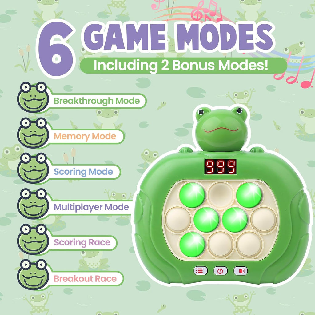 Pop Fidget Toys, with Led Screen Handheld Puzzle Games Sensory Toys, Party Fillers, for Kid/Teens Girls and Boys Travel Toys Easter Basket Stuffers Party Favors