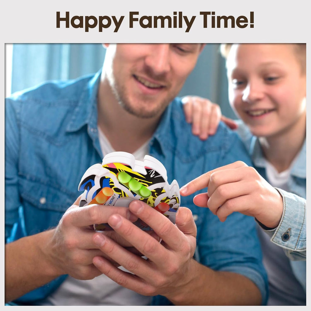 Magic Beans Cube Fidget Spinners Toys,Montessori Educational Toy for Adults Teen Kids Autism ADHA Sensory Toys Fidget Puzzle Toys Rotating Sorting Bean,Gifts for Boys Girls Anxiety Relief Toy