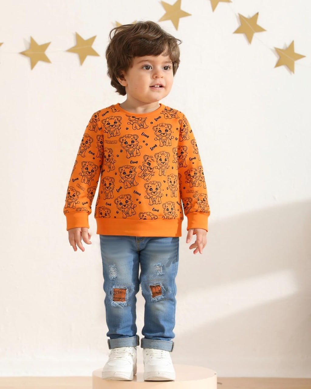 Toddler Baby Boy Outfits Fall Winter Clothes Color Block Long Sleeve Sweatshirt Tops + Jogger Pants Set 2PCS