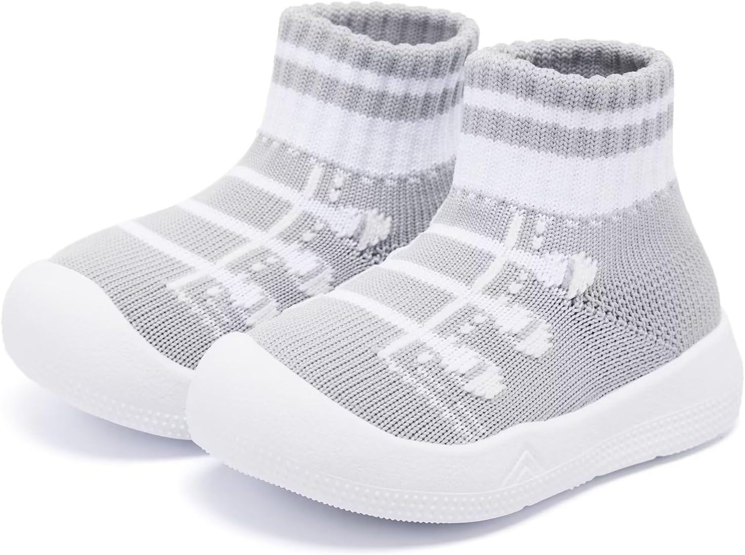 Eashi Baby Boy Girl Non-Skid Indoor Infant Walking Shoes Breathable Warm Elastic Sock Shoes with Memory Sole Protect Toes Outdoor Sneakers