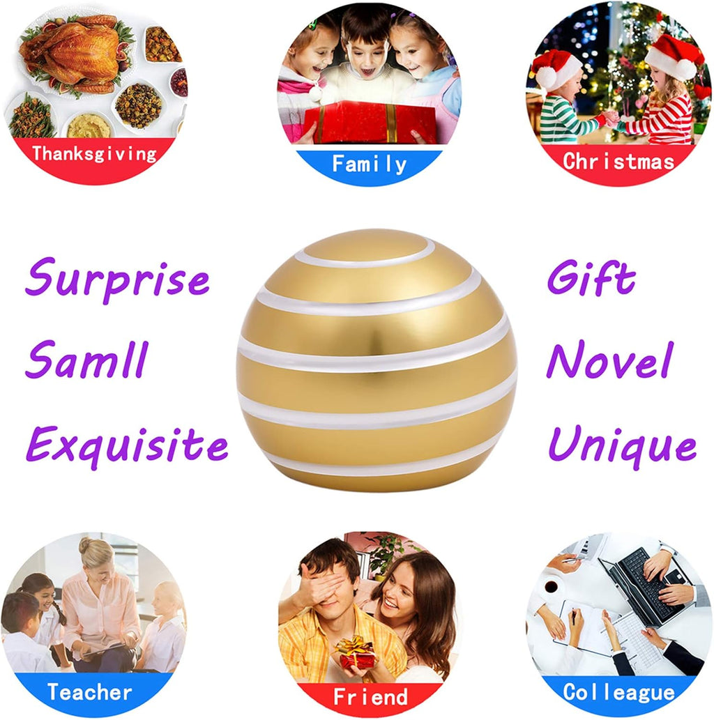 Desk-Fidget-Kinetic-Toys Cool-Gadgets: Cool-Stuff Thing Game Toy for Adult Teen Children Kid, Optical-Illusion Stress Relief Gifts for Man Women Home Office School Christmas Spinning Up 180 Seconds
