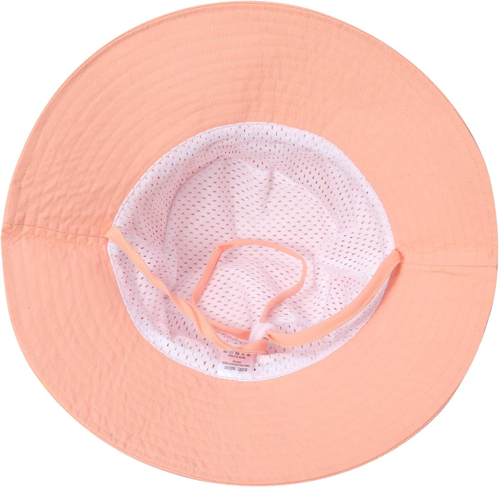 55cube Toddler Sun Hat Beach Bucket Hat for Girls Boys Toddlers