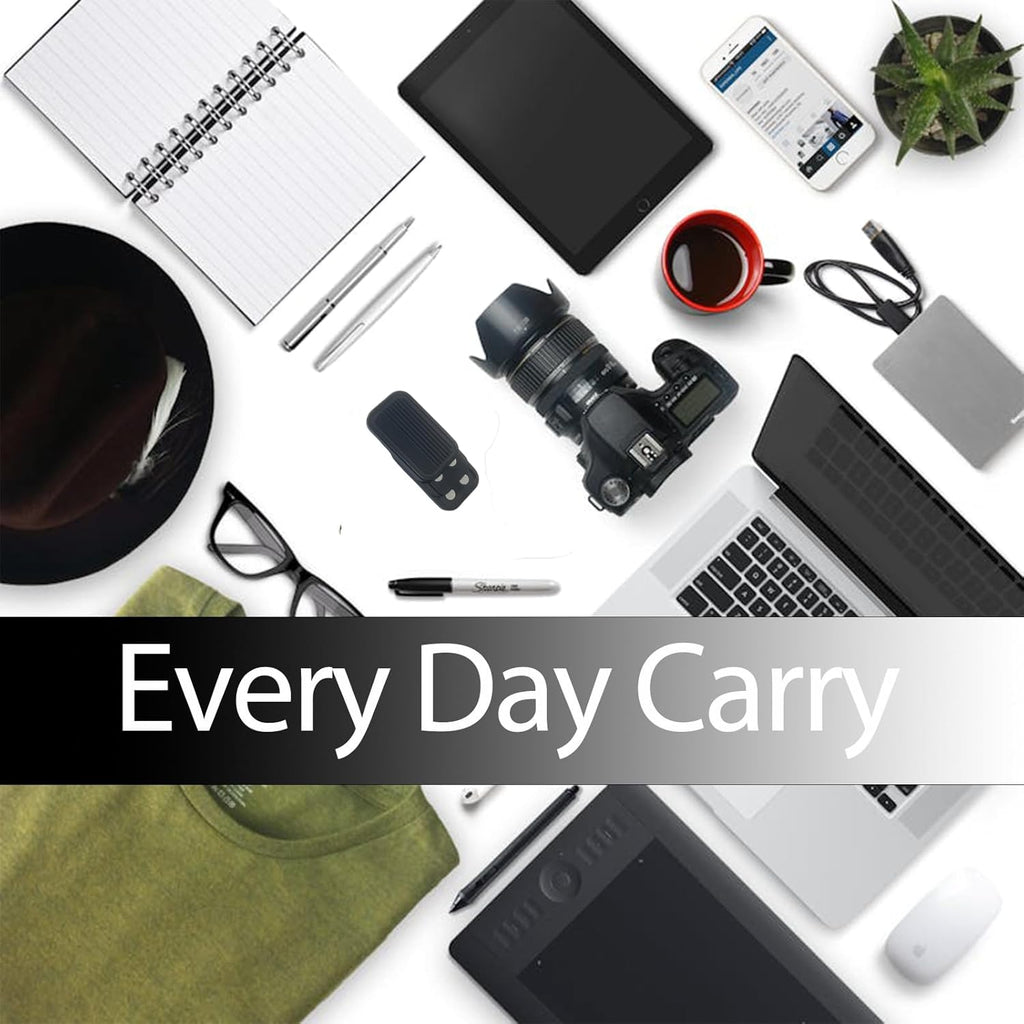 Fidget Slider 3 Layer EDC Gadgets Toy, Metal Magnetic Haptic Fidget Toys for Adults Anxiety/ADHD/Stress Relief, Gift for Boyfriend, Husband and Father (Black)