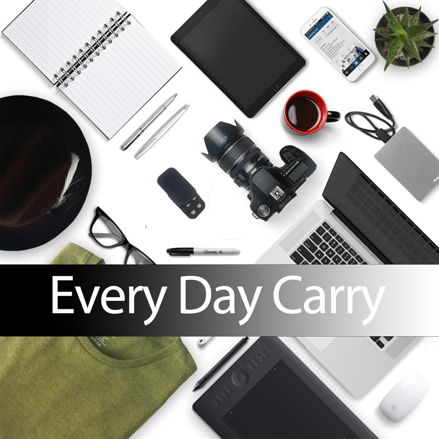 Fidget Slider 3 Layer EDC Gadgets Toy, Metal Magnetic Haptic Fidget Toys for Adults Anxiety/ADHD/Stress Relief, Gift for Boyfriend, Husband and Father (Black)