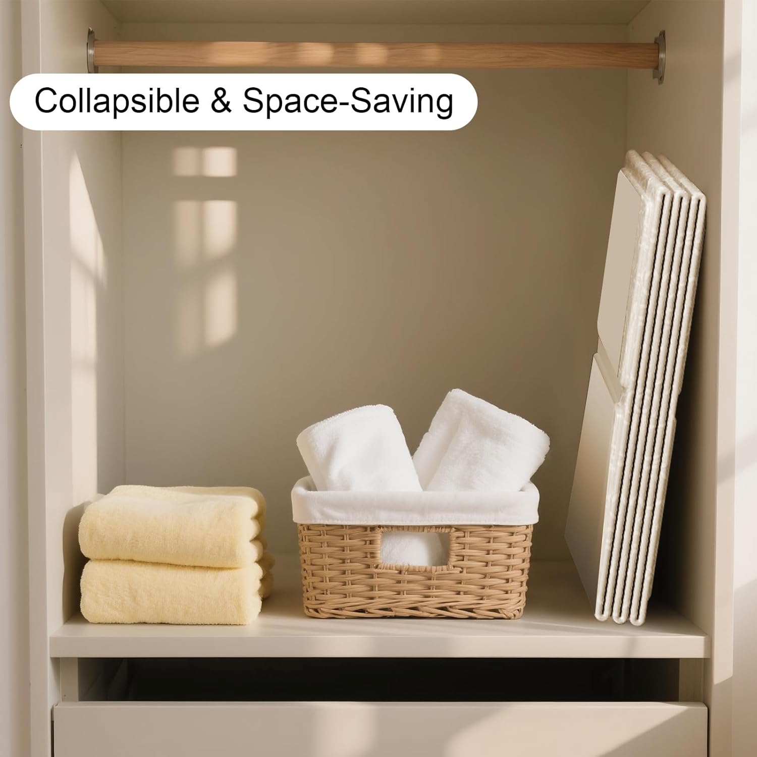 Collapsible Baby Bathtub, Portable & Foldable Bathtub for Newborns to Toddlers, Easy to Store, Lightweight for Home & Travel, SpaceSaver Baby Tubs for Kids