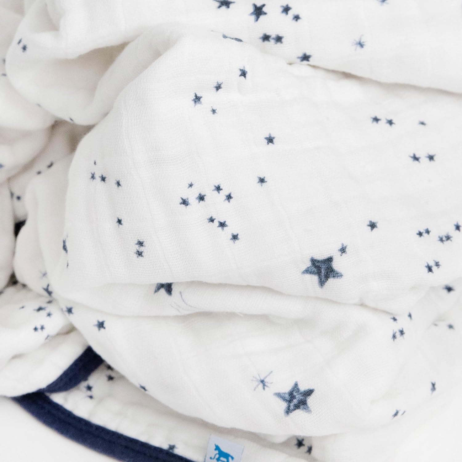 Little Unicorn Original Premium Cotton Quilt | Multi-Layered & Extra-Soft Muslin Fabric |for Babies & Toddlers (Shooting Stars)