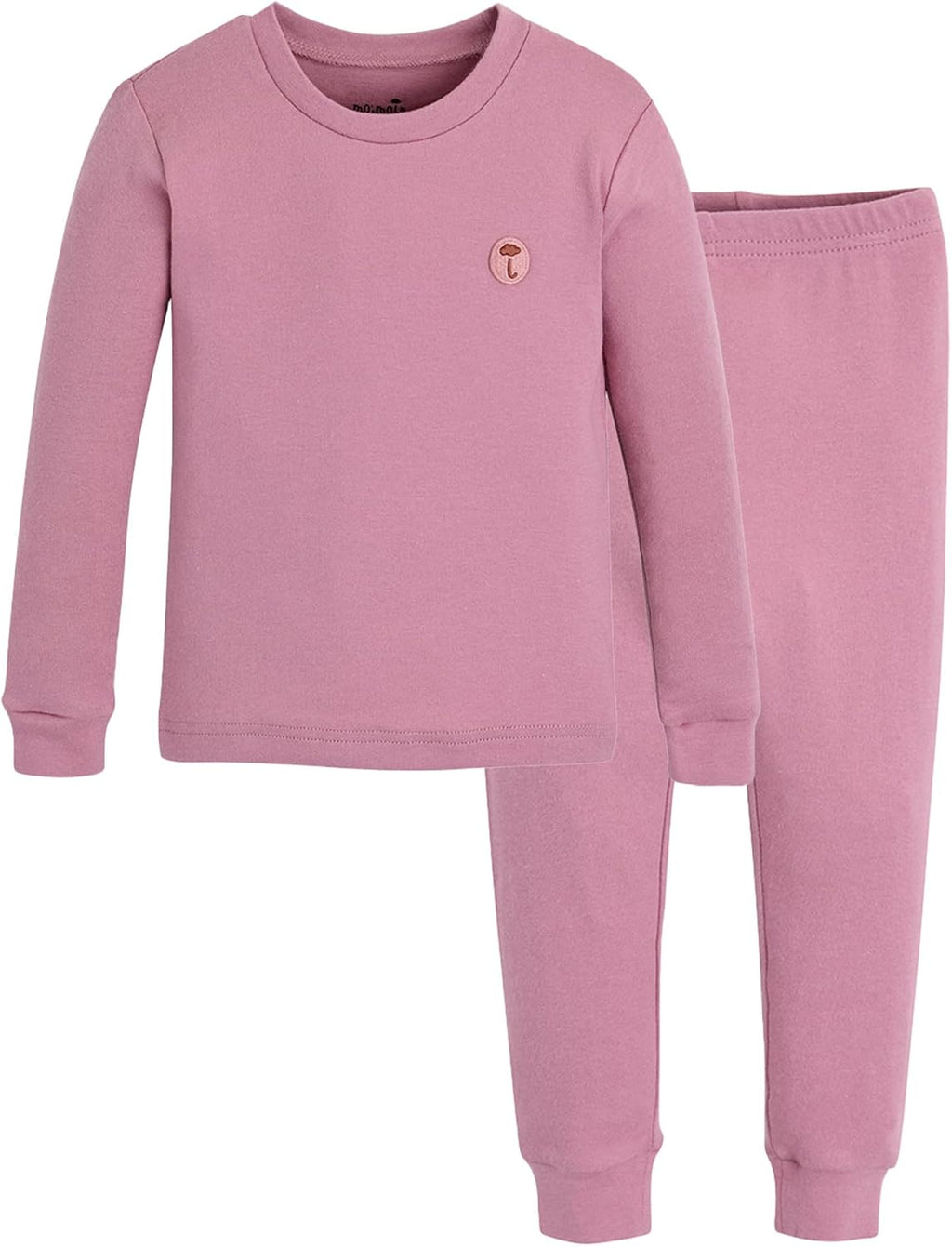 moimoln 6M-8Y Modal Cotton Solid Soft Breathable Baby Toddler Boys Girls Snug fit Pjs Long Sleeve Pajamas Set Sleepwear Daily