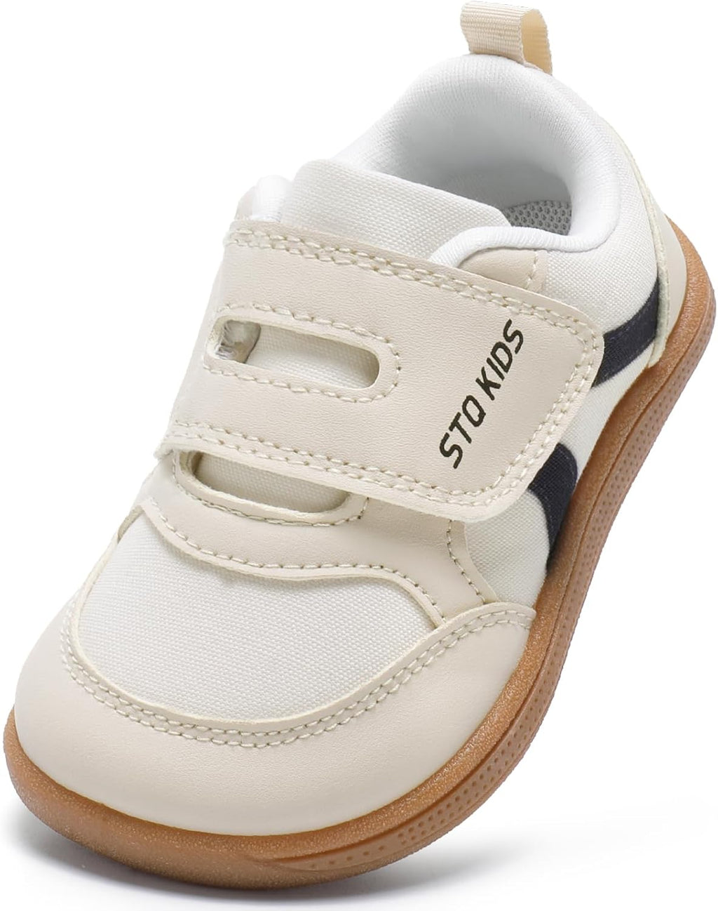 Toddler Wide Toe Box Barefoot Shoes Boys Girls Sneakers Kids Tennis Shoes Preschool Non Slip Lightweight Comfortable First Walking Shoes Running Outdoor Activities