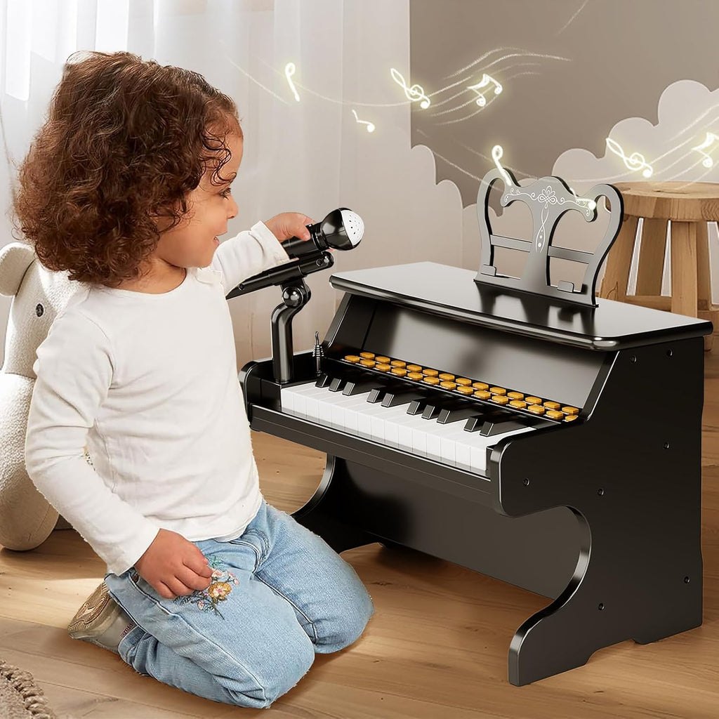 Piano for Kids - 3D High-Fidelity Sound Effects Professional Musical Keyboard Piano Instrument Toys for 3 5 7 9 Years Old Beginners Educational Instruments Birthday Gift