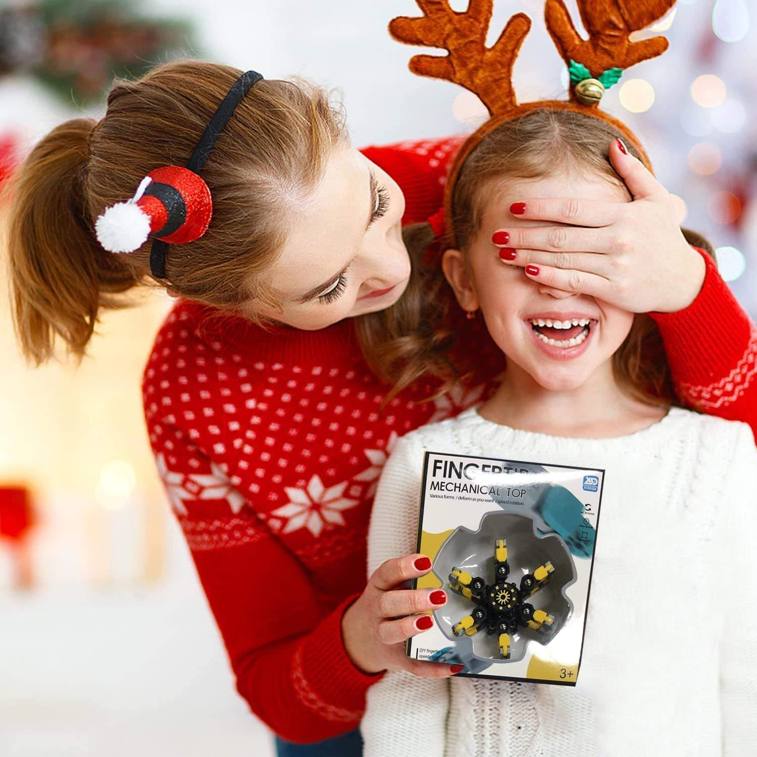 2024 New Fidget Toy Spinners Sensory Robot Toy (Blue), Small