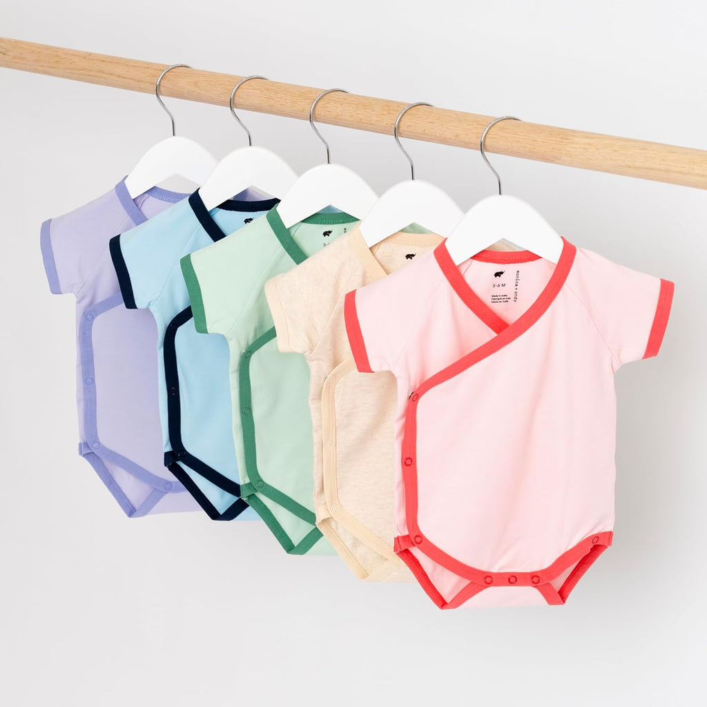 MONICA + ANDY Baby Organic Short Sleeve Lucky Bodysuit