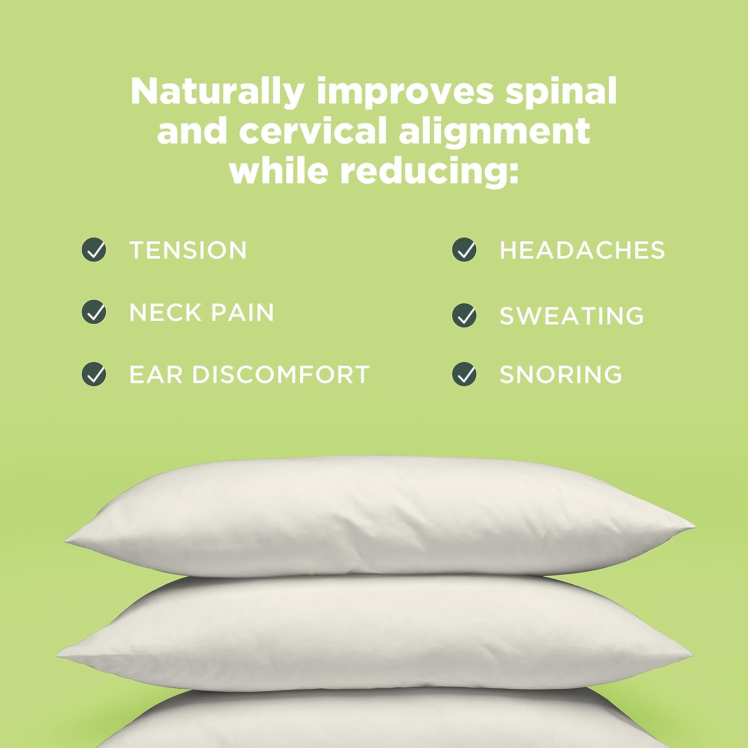 Bean Products Kapok 14" x 20" Japanese Pillow - Breathable, Eco-Friendly and Durable Organic Cotton Fabric Bed Pillow - Soft and Supportive Pillow for Sleeping, Made in The USA