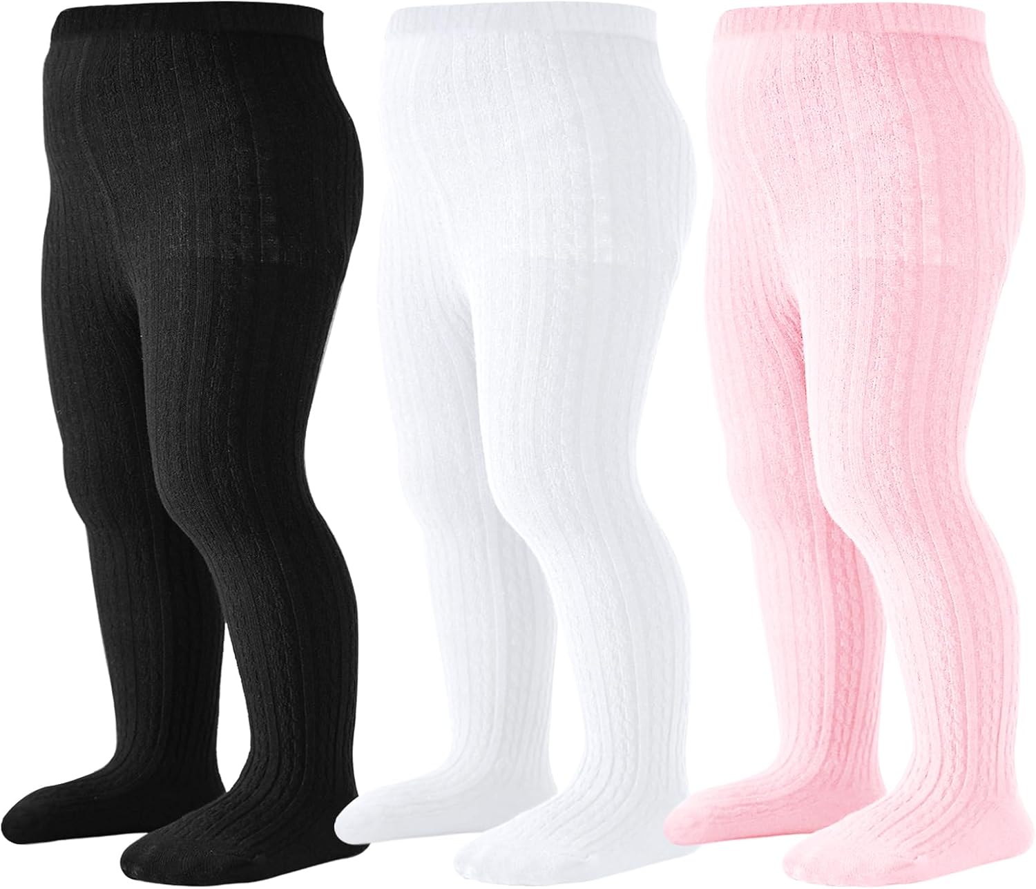 Mini angel Baby Tights Toddler Cable Knit Tights Cotton Warm Leggings Pantyhose Soft Stockings