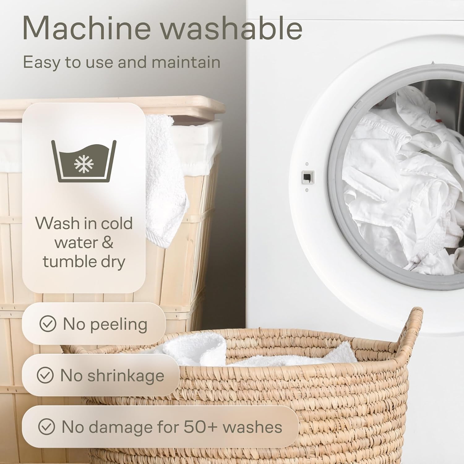 Niagara Crib 3 Pack 100% Waterproof Mattress Protector, Soft Breathable Crib Mattress Protector with Deep Pocket, Mattress Pad for Toddler and Baby (52x28, White) - Viscose Made from Bamboo