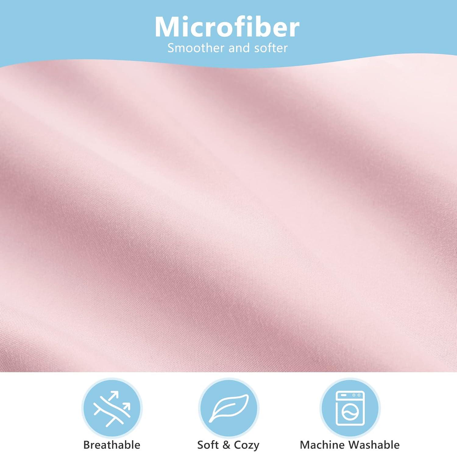 TILLYOU Toddler Pillowcase 2 Pack with Zipper,Silky Soft Microfiber 13" x 18" Kids Travel Pillow Cases, Gray & Pink