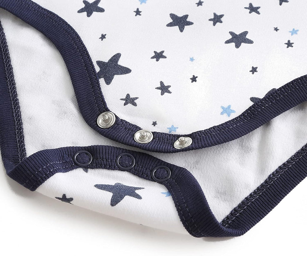 Baby Bodysuit Short Sleeve one-Piece Newborn Baby Clothes for Baby Boy and Girls