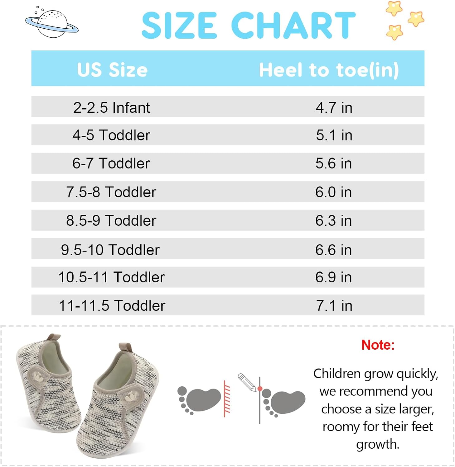 FEETCITY Toddler Walking Shoes Slip On Toddler Shoes Boys Girls Kids Sports Sneakers Casual School Shoes Barefoot Shoes