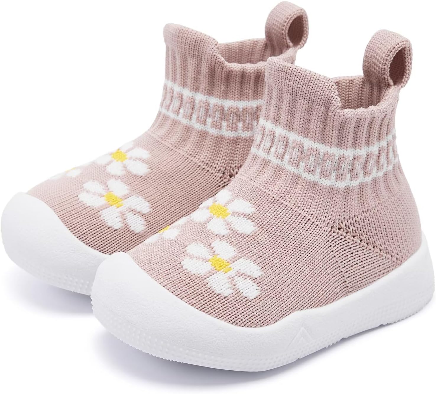 Eashi Baby Boy Girl Non-Skid Indoor Infant Walking Shoes Breathable Warm Elastic Sock Shoes with Memory Sole Protect Toes Outdoor Sneakers