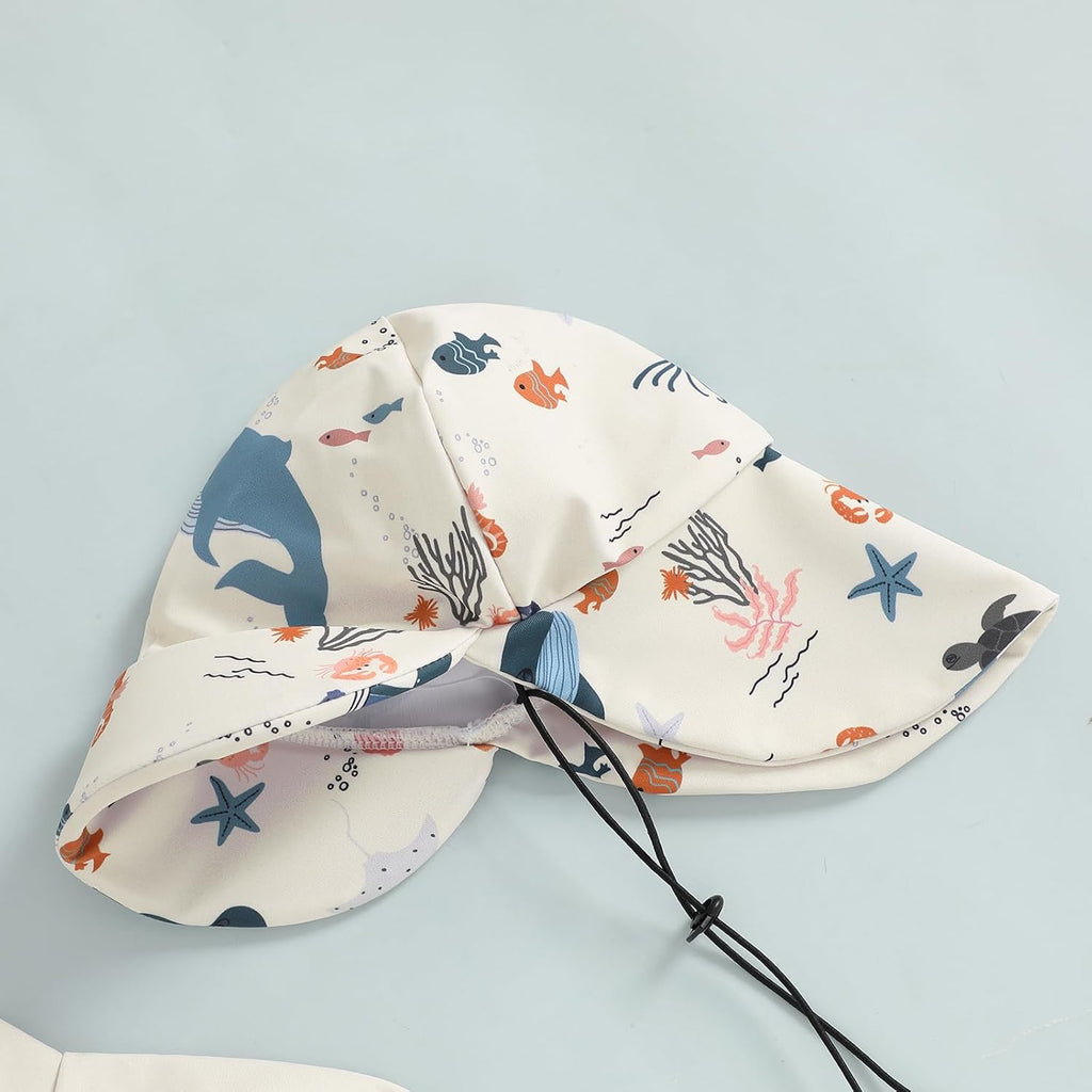 Hnyenmcko Baby/Toddler Boy Rash Guard Swimsuit Long Sleeve One Piece Zipper Swimwear Sunsuit Infant Bathing Suit Beachwear