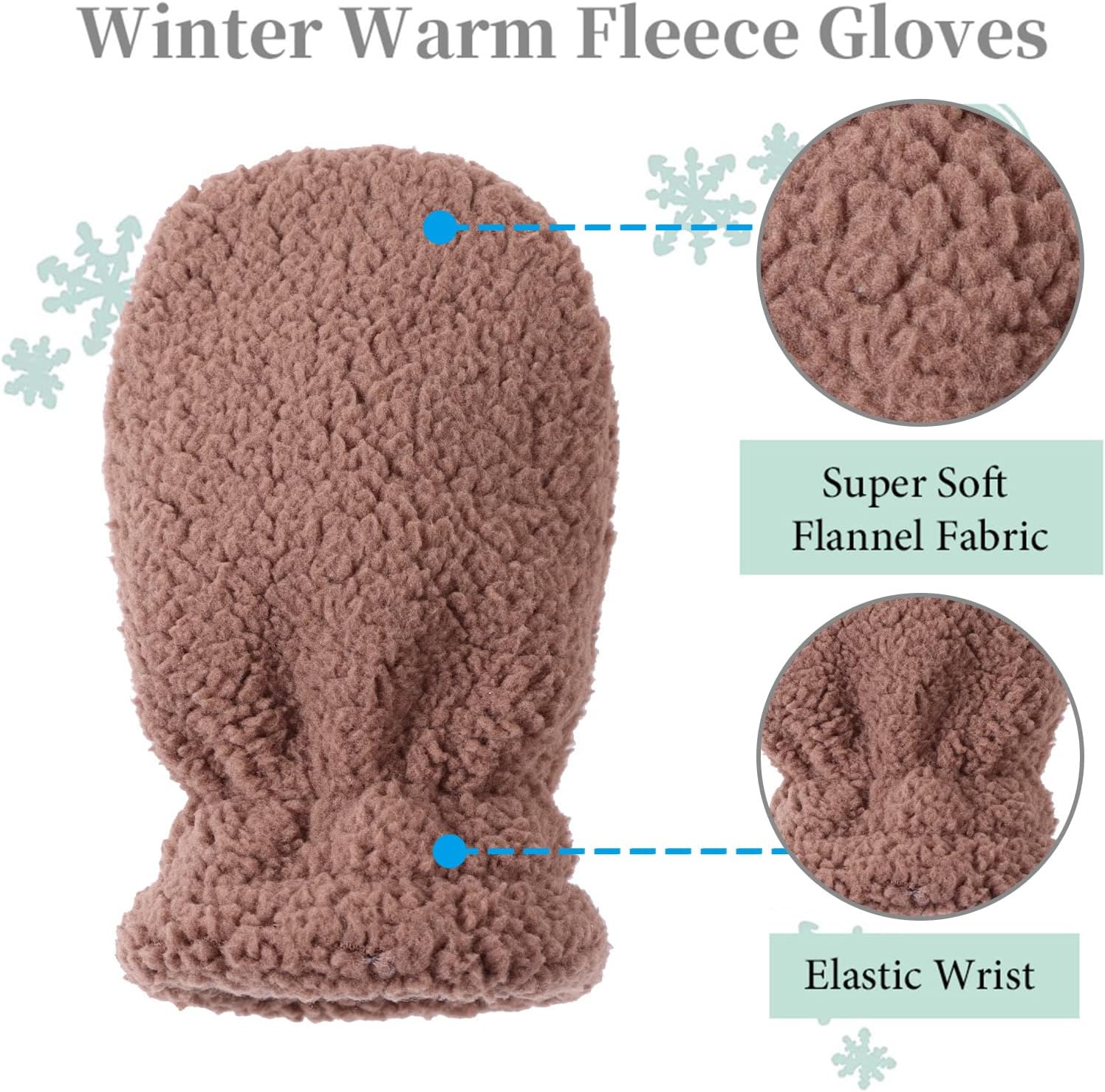 Zsedrut Baby Boys Winter Glove Warm Toddler Infant Girls Mittens Fleece Lined Gloves 1-7 Years