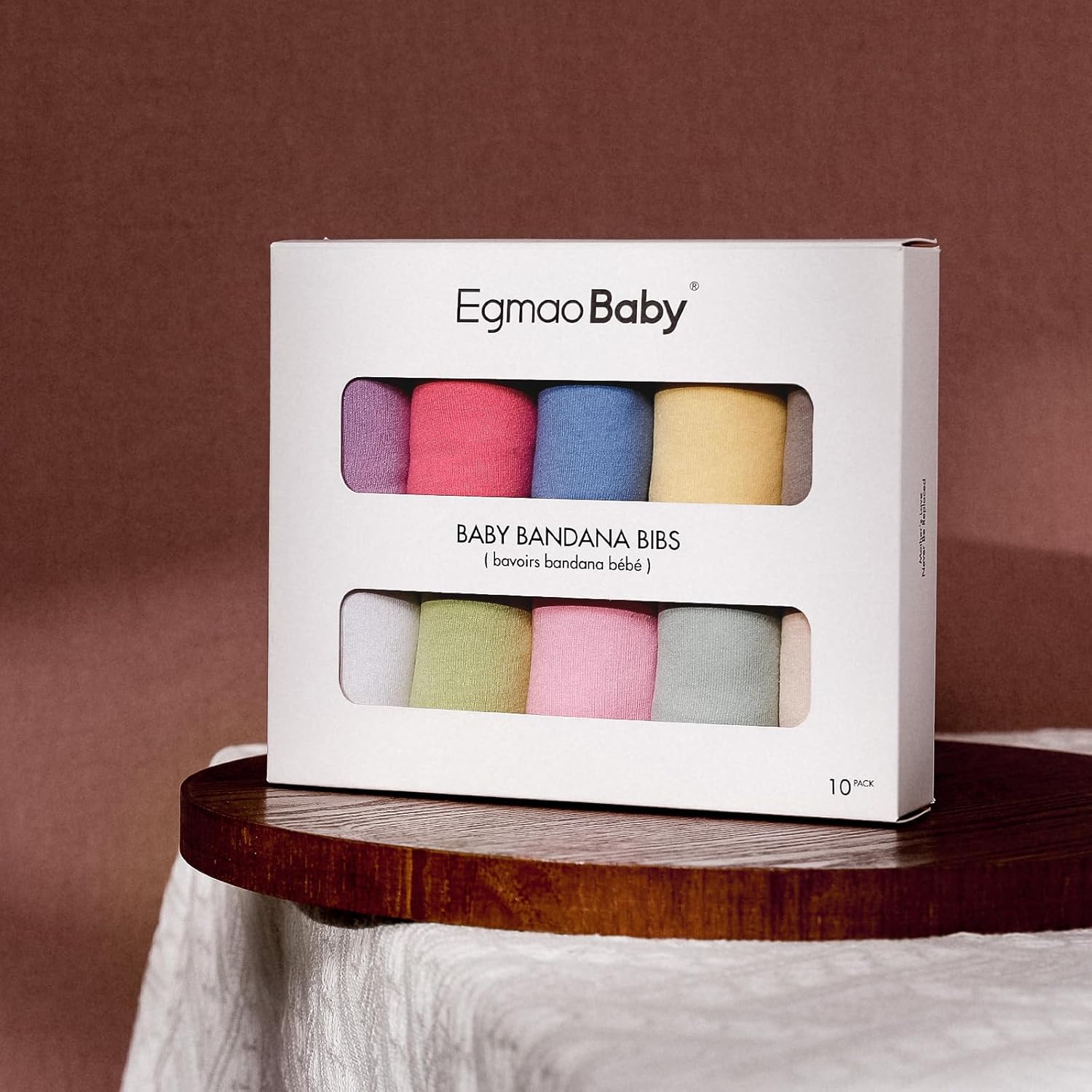 Baby Bandana Drool Bibs for Girls,Super Absorbent Triangle Baby Bibs for Drooling and Teething,100% Cotton Soft for Infant,Newborn 10Pack