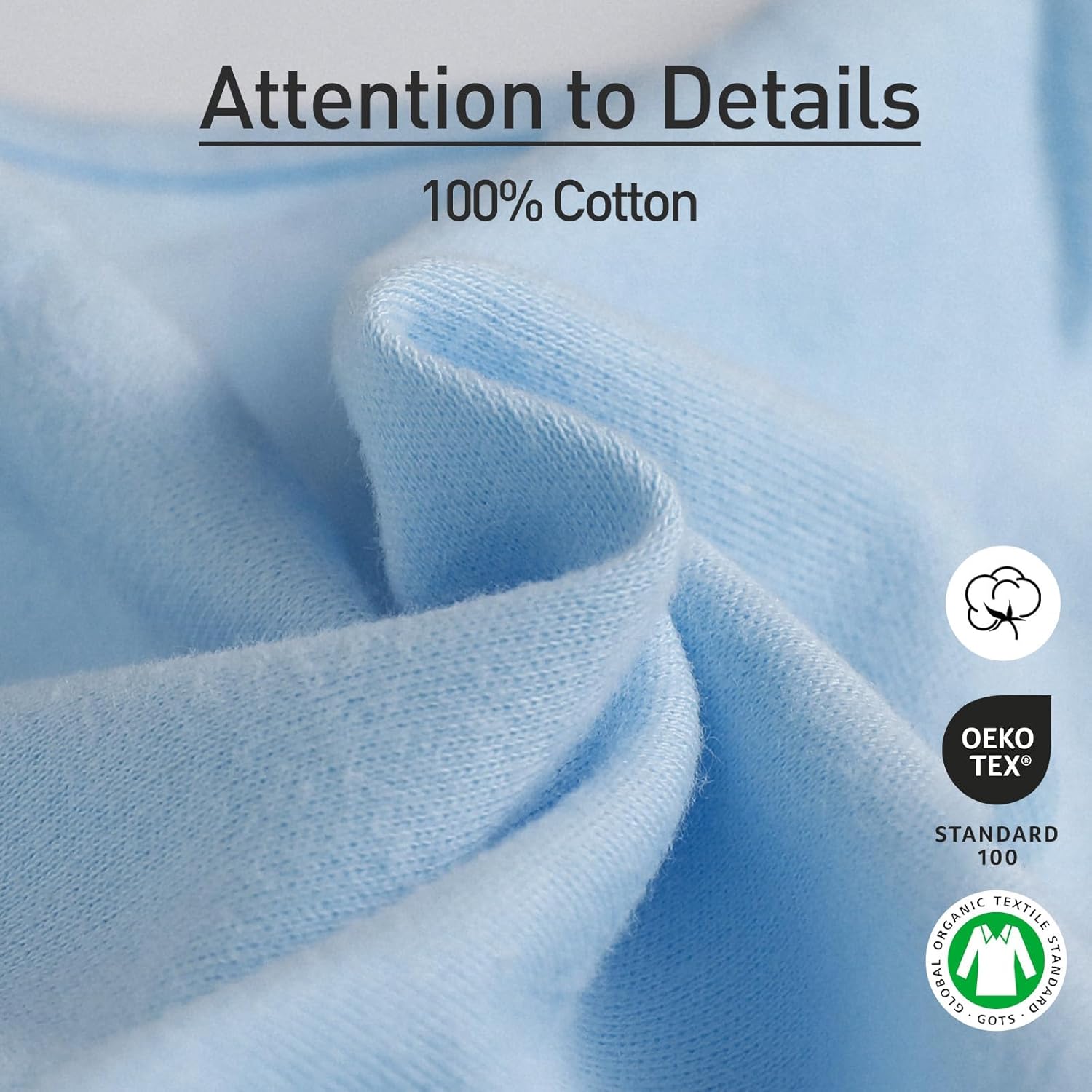 GLLQUEN BABY Swaddle Sleep Sack - 3 Pack Infant Swaddles for Newborn, Baby Swaddling Sack 0-3 Months, Ergonomic Newborn Swaddle Blanket for Baby Boy and Girl, Blue & Elephants