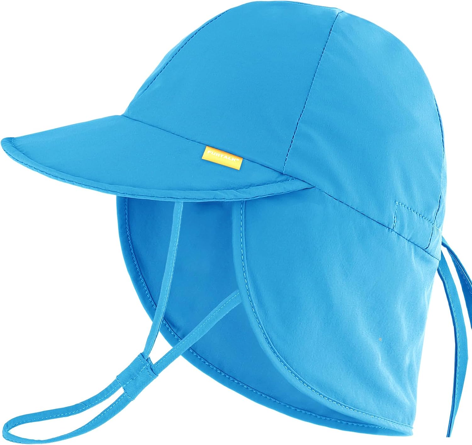 FURTALK Baby Sun Hat Summer Beach Hat UPF 50+ Adjustable Soft Baby Swim Hat with Neck Flap