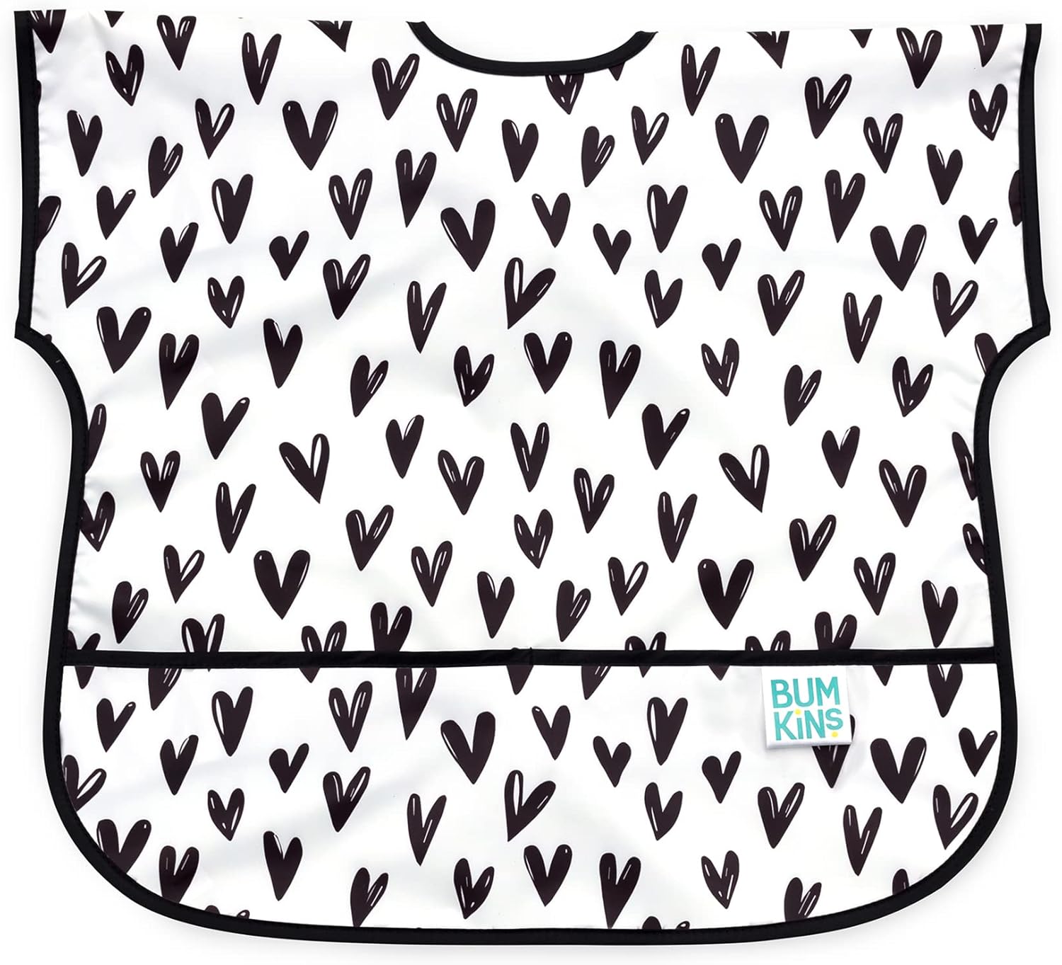 Bumkins Bibs - Toddler Bibs, Waterproof, Large for 1-3 Years, Short Sleeve