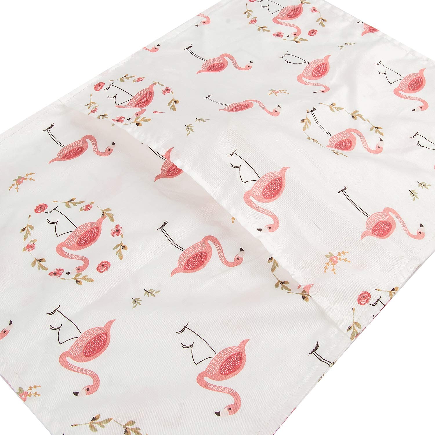 ALVABABY Toddler Pillowcases 2 Pack Organic Cotton Kids Pillow Cover Fit 13"x 18" or 14"x19" Envelope for Girl Boy Sleepy Travel