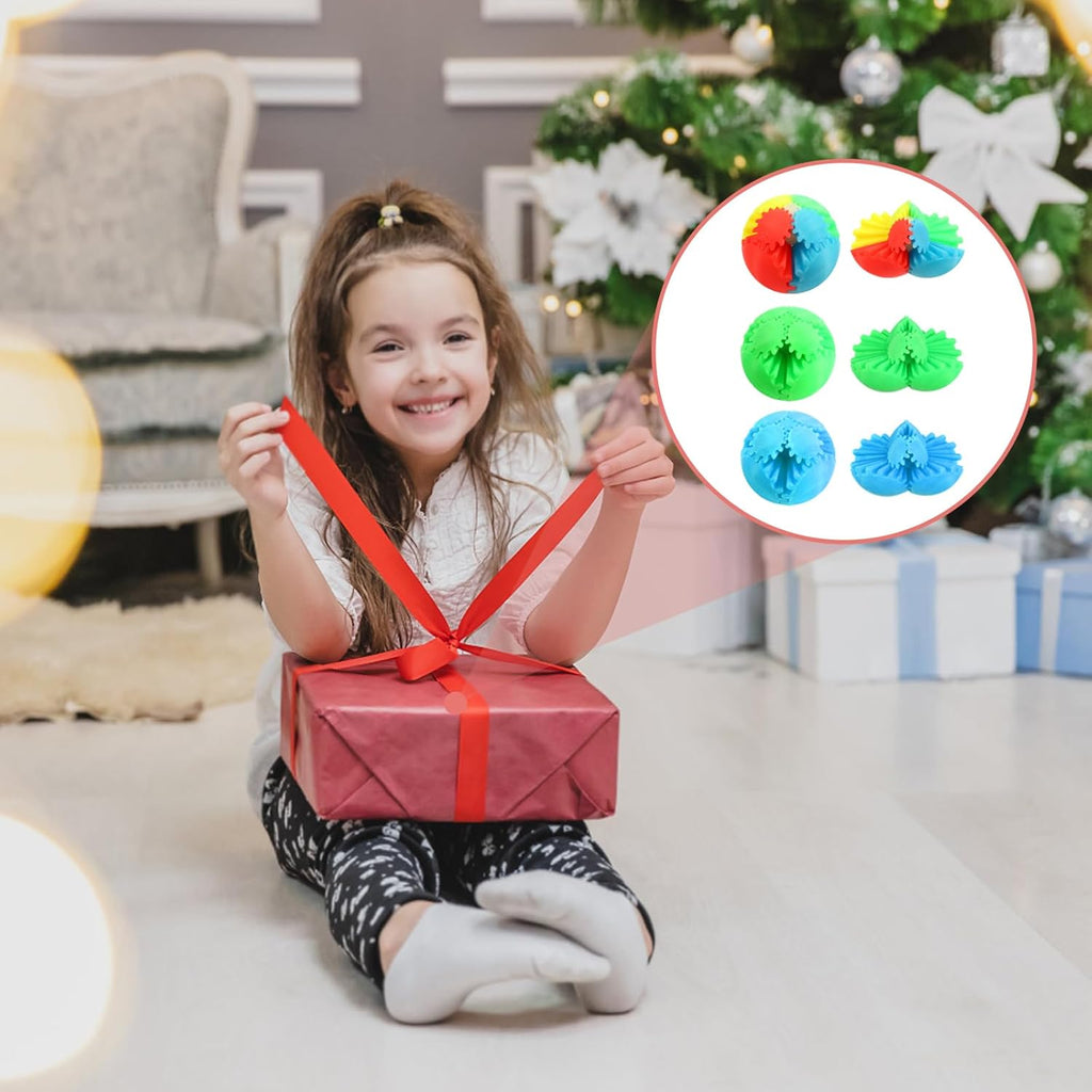 MerryXD Gear Ball Fidget Toy,GearSphere Desk 3D Printed Perfect for Stress and Anxiety Relaxing Fidget Toy Gear Fidget Sphere Activity Gear Ball for Adults Grow in The Dark