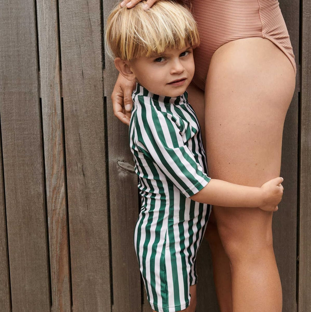 Boys One Piece Swimsuit Whale Dolphin Bathing Suit Zipper Rash Guard Kid Short Sleeve Swimwear Shark Beach Wear UPF50+