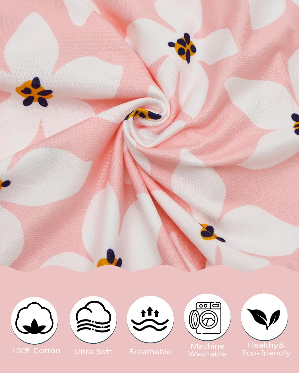 ALVABABY Toddler Pillowcases Stretchy Soft Kids Pillow Cover 2 Pack Fit 13"x 18" or 12"x16" Envelope for Girl Boy Sleepy Travel 2TPE27A