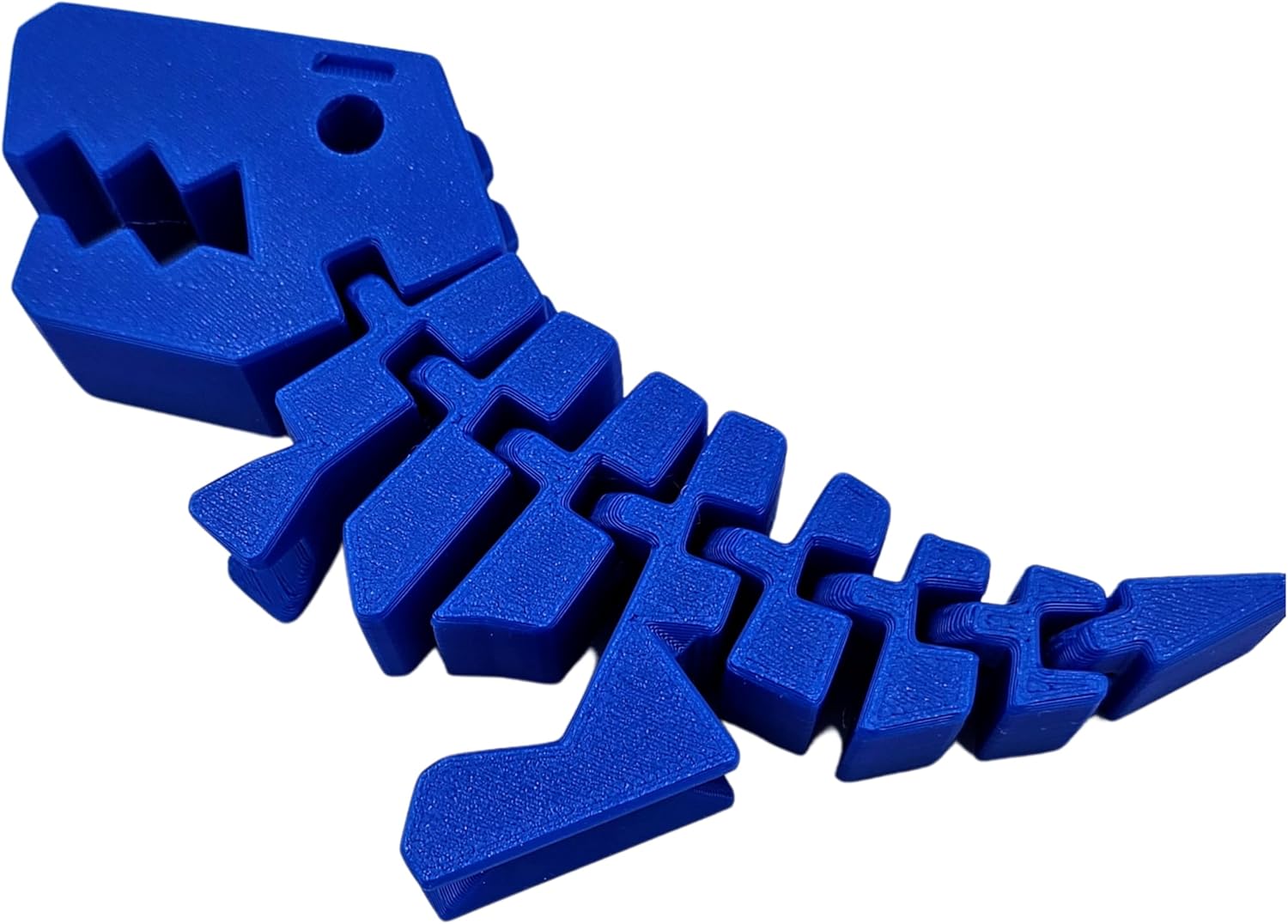 Rexi Collectible Figurine - Stress Relief, Autism, ADHD - Flexible Dinosaur - Articulating Joints (Blue)