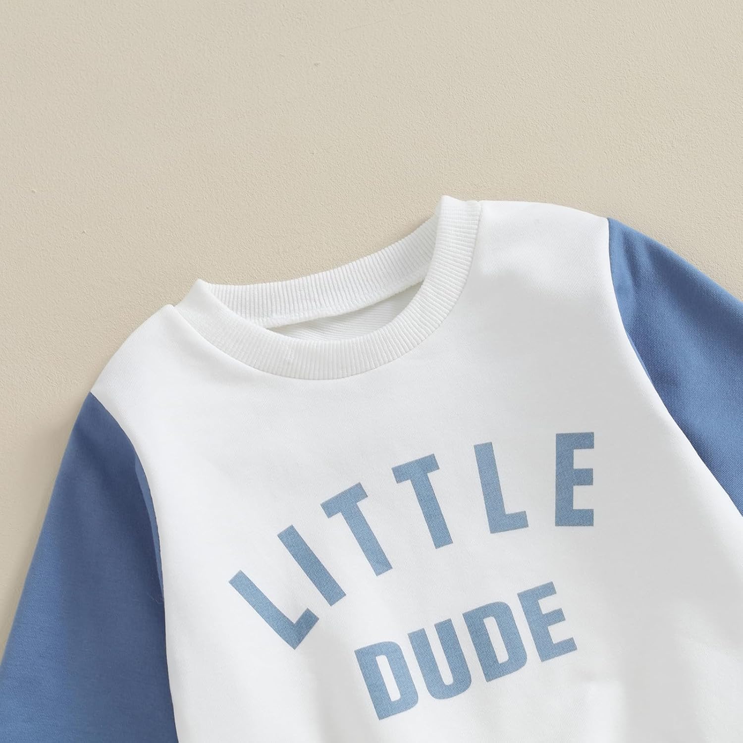 Kupretty Toddler Baby Boy Fall Winter Clothes Color Block Long Sleeve Sweatshirt Pullover Tops + Joggers Pants Outfit Set