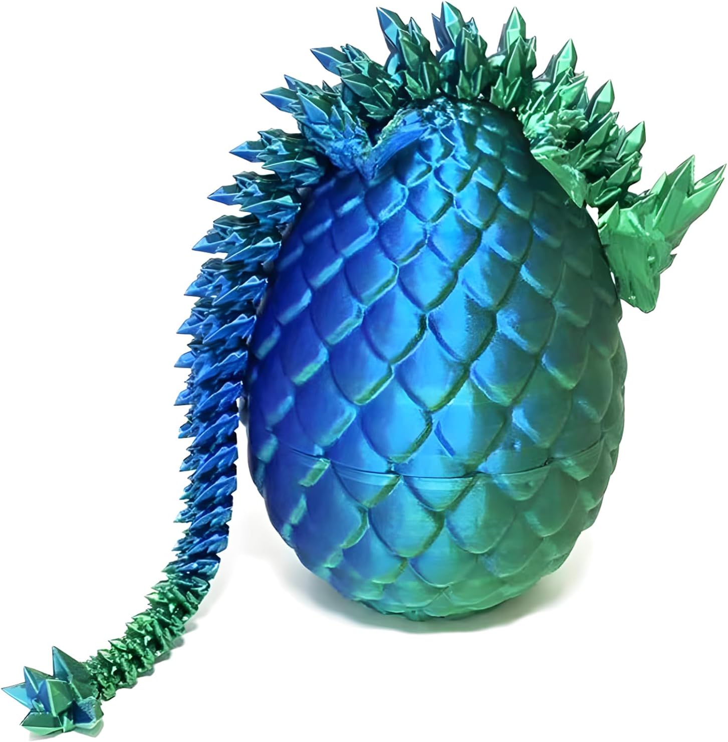 3D Printed Dragon Egg,Mystery Crystal Dragon Fidget Toys,Articulated Dragon,Home Desk Decor Easter Surprise Dinosaur Eggs,Adults Fidget Toys for Autism/ADHD