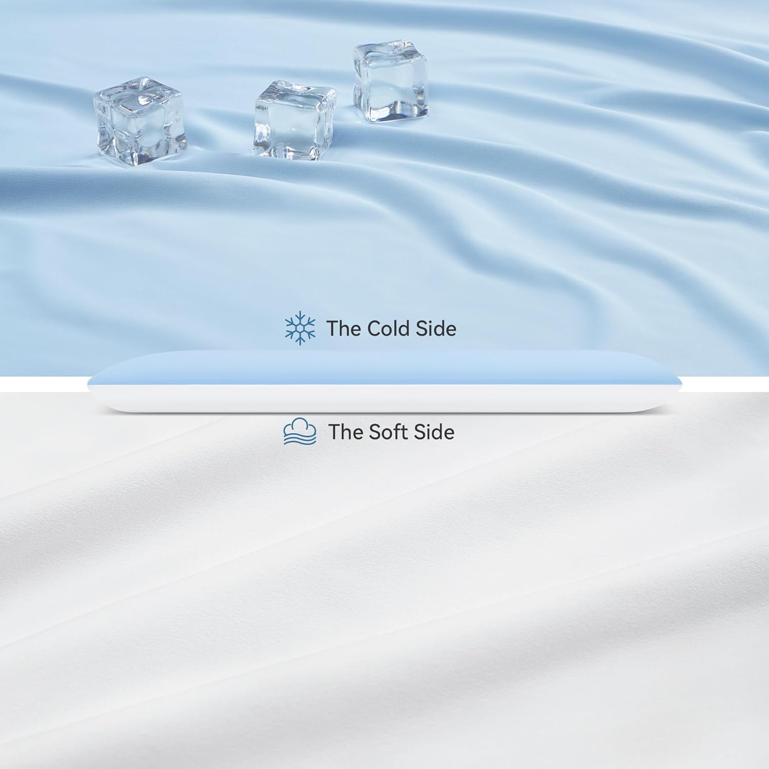 AM AEROMAX 2.75 Inches Queen Size Hyper Slim Memory Foam Pillow for Stomach and Back Sleepers - Thin, Flat Design for Cervical Neck Alignment and Deeper Sleep.