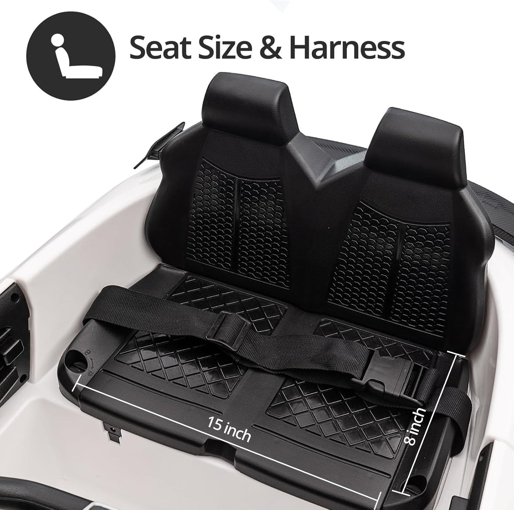 Electric Car for Kids, Licensed Audi 6V Kids Ride on Car Toy for Toddlers with Remote - White