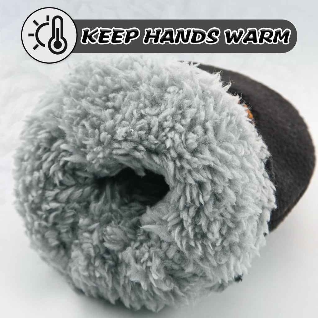 BAVST Baby Toddler Winter Mittens Girls Warm Fleece Lined Gloves Kids Sherpa Lined Mittens for Boys