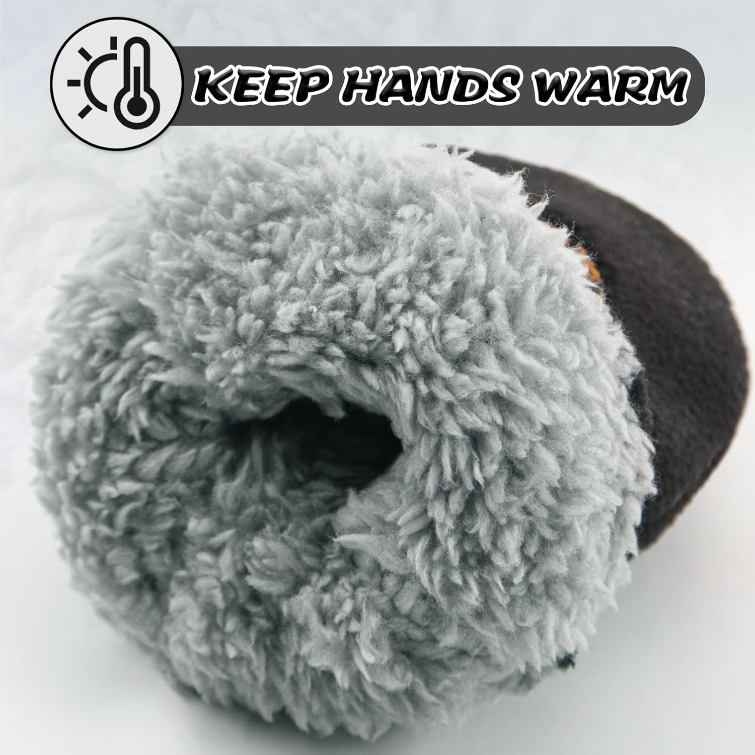 BAVST Baby Toddler Winter Mittens Girls Warm Fleece Lined Gloves Kids Sherpa Lined Mittens for Boys