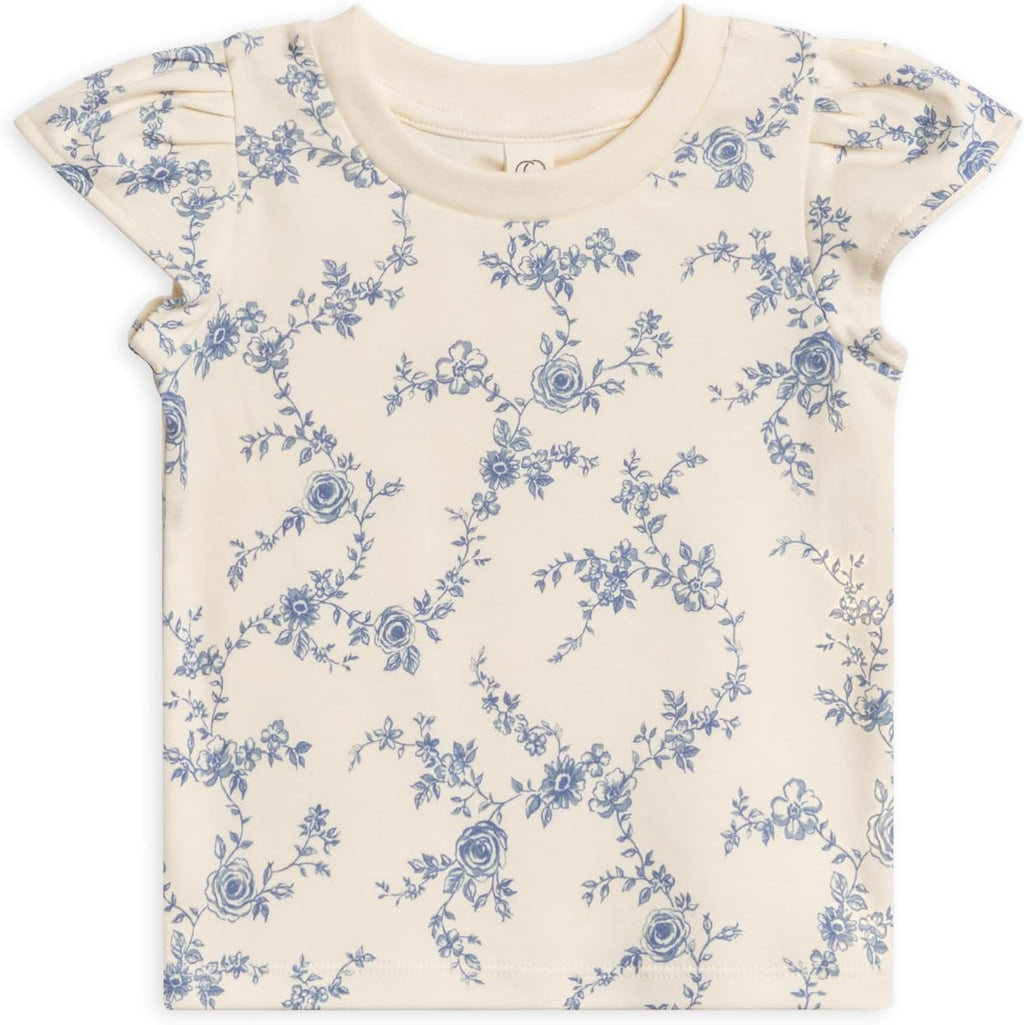 Colored Organics - Organic Cotton Toddler Short Sleeve Shirts - Baby Toddler and Kids Tops - Girls and Boys Tees