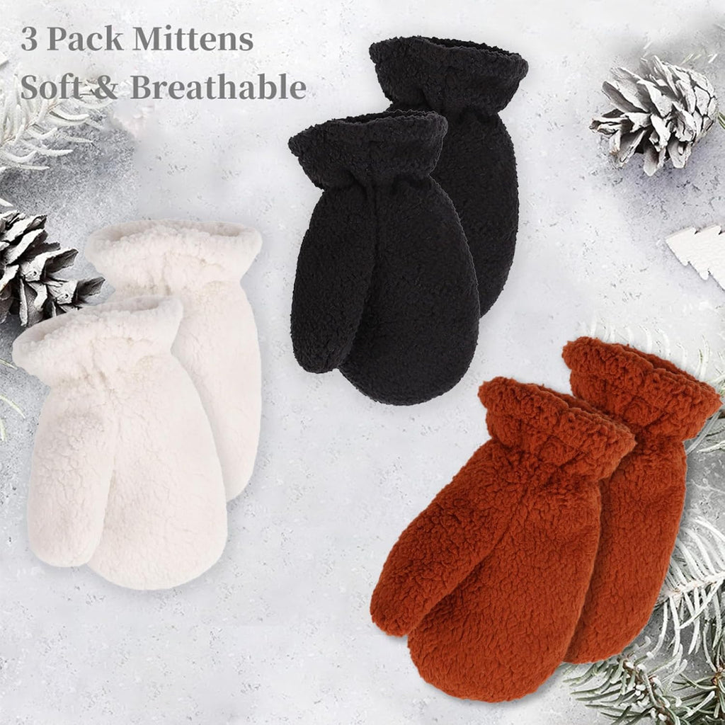 Zsedrut Baby Boys Winter Glove Warm Toddler Infant Girls Mittens Fleece Lined Gloves 1-7 Years