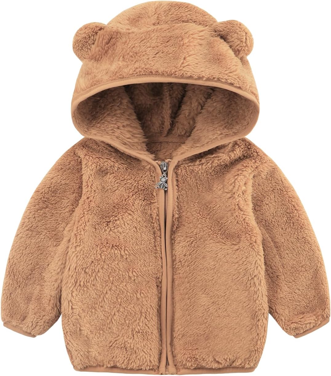 newborn boys girls 0-6 months winter jackets for baby coat warm flecee clothes