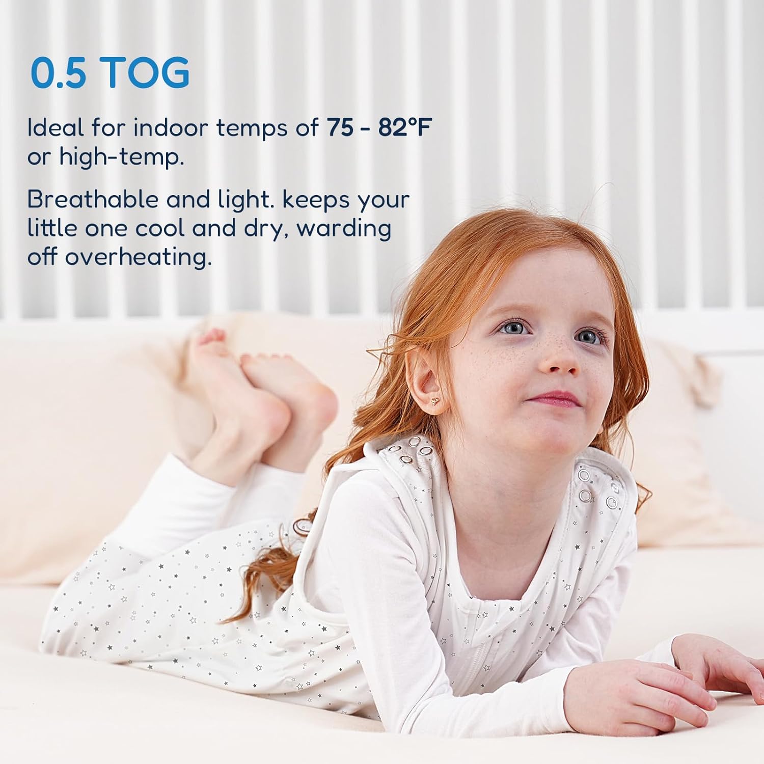 TotAha Toddler Sleep Sack with Legs, 0.5 TOG Light and Soft Baby Sleeping Bag, Walker Sleep Sack for Babies 12-24M, 2T-3T